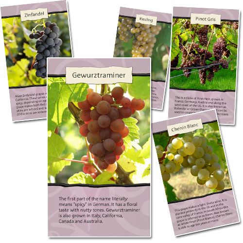 Proposed Wine Tasting Collector Cards